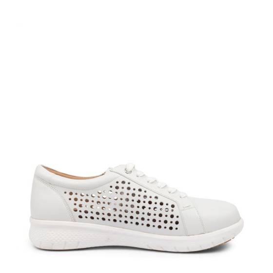 Ziera shovo white lace up