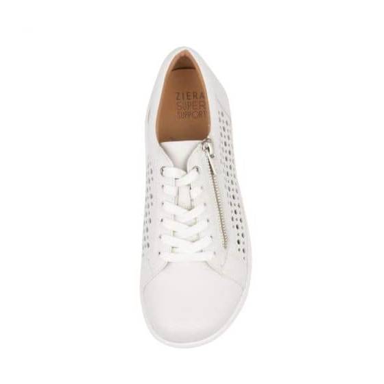 Ziera shovo white lace up