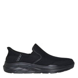 Skechers stoaver black mens extra wide slip on