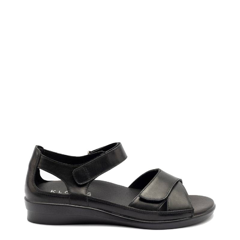 klouds tasha black sandal