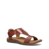 taos the show cognac womens sandal