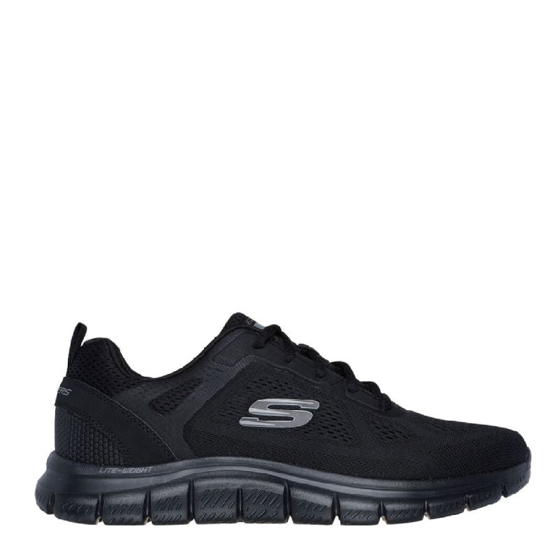 skechers track broader black light weight mens sneaker