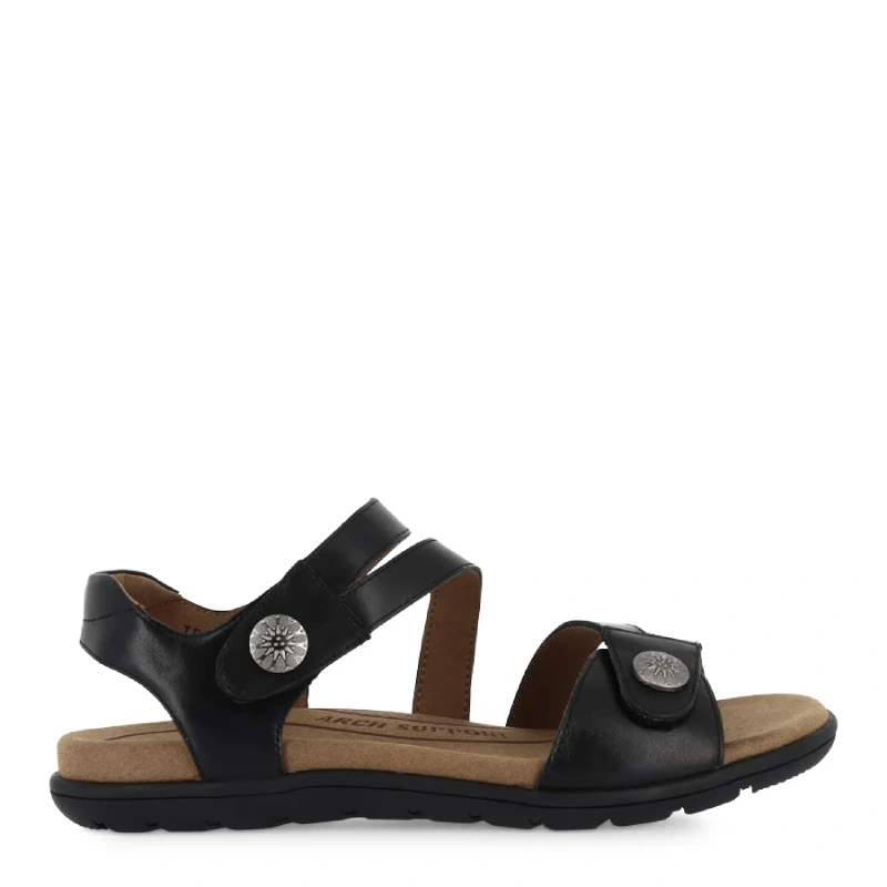 CBD trophy black womens sandal