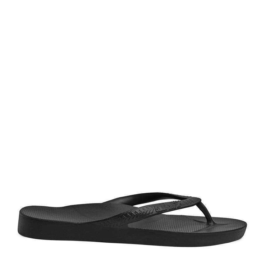 Archies black orthotic thong