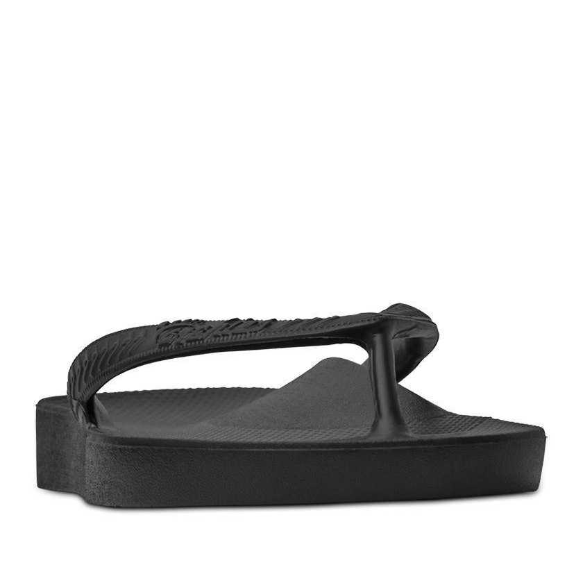 Archies black orthotic thong