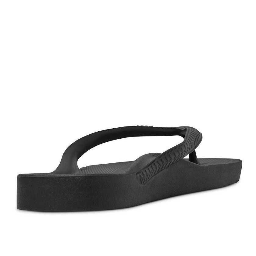 Archies black orthotic thong