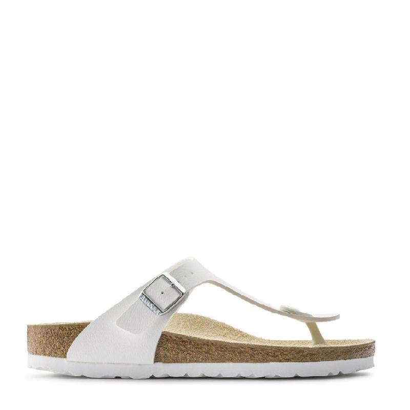 Birkenstock gizeh white womens thong