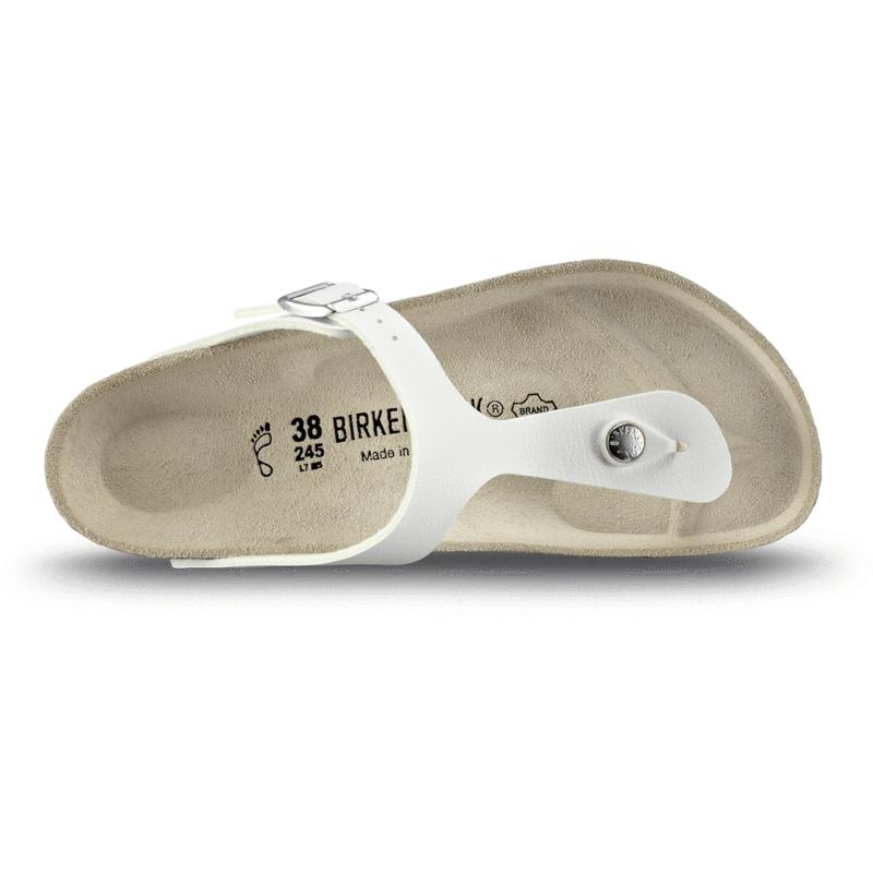 Birkenstock gizeh white womens thong