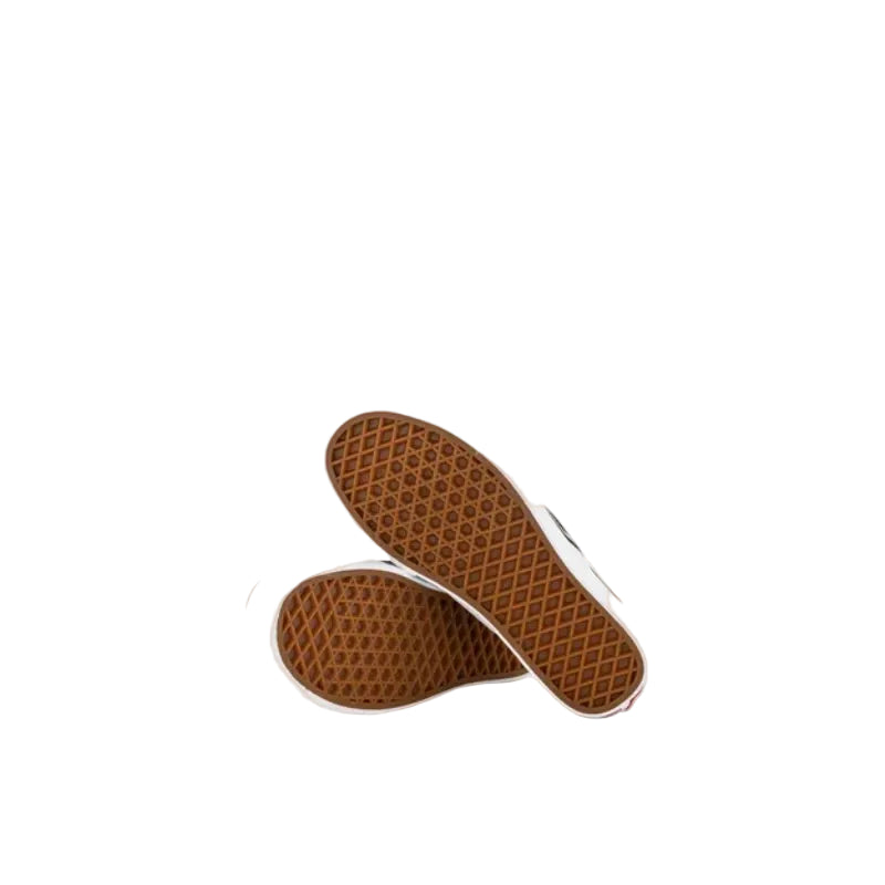vans classic black/white check slip on