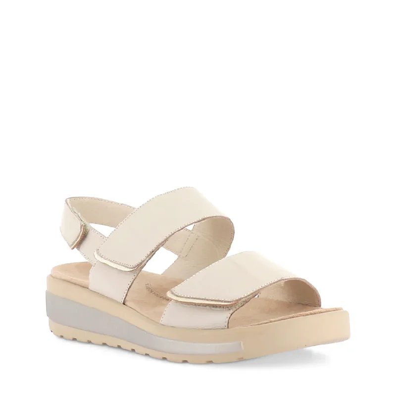 Ziera Garlin cafe coloured womens adjustable sandal
